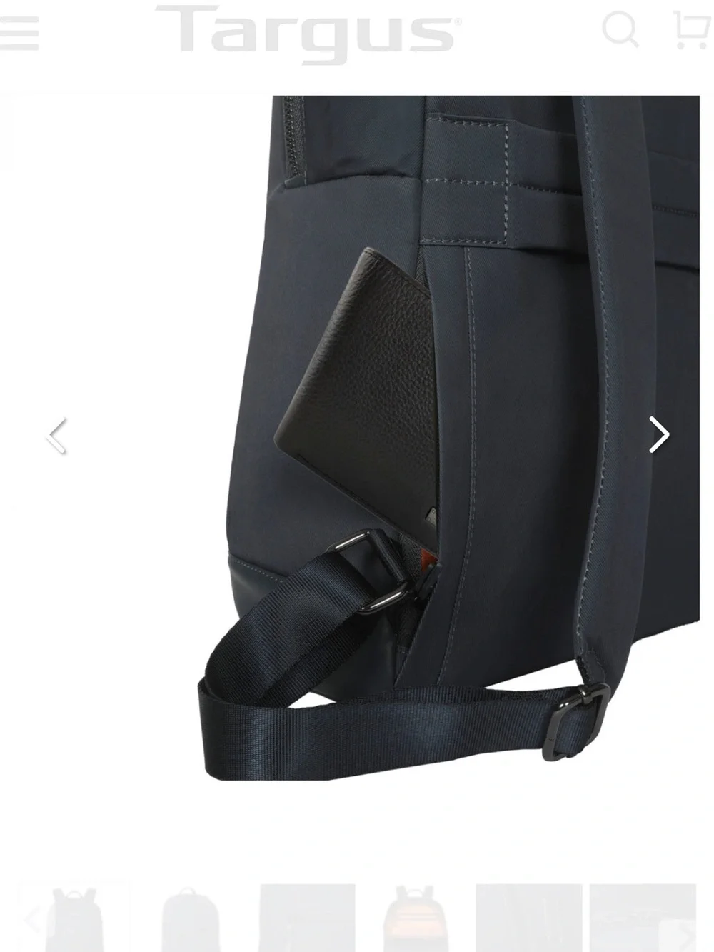 Targus Avila Backpack in Navy